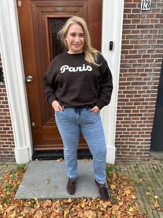 VMCCAISA ALINA LS SWEAT BOX JRS CUR Chocolate