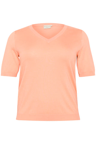 KClizzy V-Neck Pullover Peach Nectar