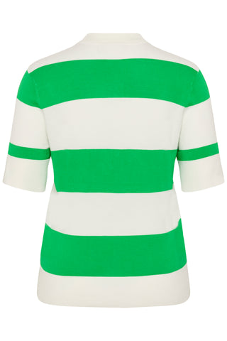 KClizzy Polo Knit Chalk/Bright Gree