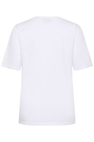 KCchari T-Shirt Optical White