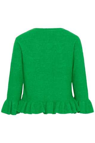 KCemmi Frill Cardigan Bright Green Mel