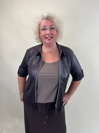 Leatherlook jasje KL-2601 Aukje