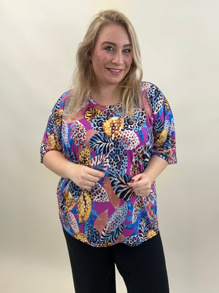 Shirt Purple Leaf