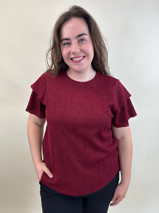 VMCAMANDA SS O-NECK TOP JRS CUR Biking Red