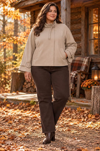 VMCSOFFYSARA SHORT JACKET CUR Silver Mink