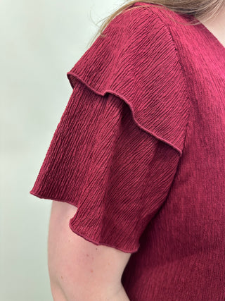 VMCAMANDA SS O-NECK TOP JRS CUR Biking Red