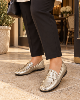 Loafers gold