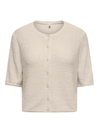 CARSUNNY 2/4 O-NECK CARDIGAN KNT  Birch