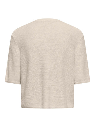 CARSUNNY 2/4 O-NECK CARDIGAN KNT  Birch