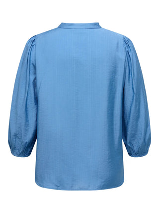CARJOANNA 3/4 V-NECK TOP WVN Riviera
