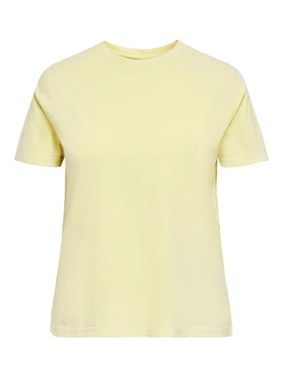 CARAYLA S/S O-NECK WASH JEANS TEE JRS VP Sunlight