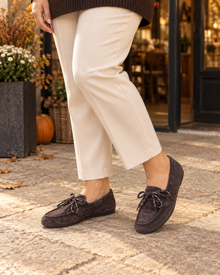 Bruine loafers