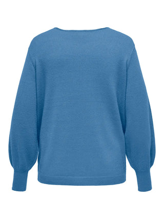 CARIBI LS REVERSIBLE V-NECK KNT Riviera