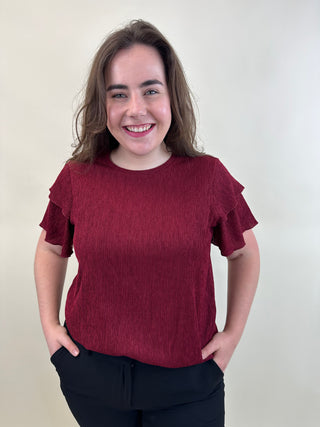 VMCAMANDA SS O-NECK TOP JRS CUR Biking Red