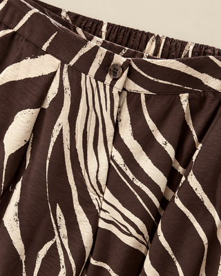 VMCZARRA MW PANT WVN EXP CUR Chocolate