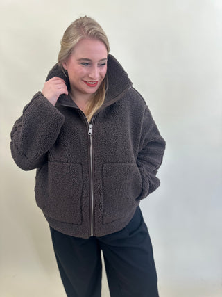 CARASPEN TEDDY JACKET OTW NOOS Coffee Bean
