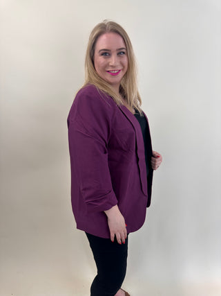 PCBOSELLA 3/4 BLAZER NOOS BC QX Grape Wine