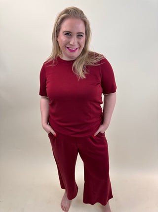 VMCELLA HW WIDE CULOTTE PANT JRS CUR