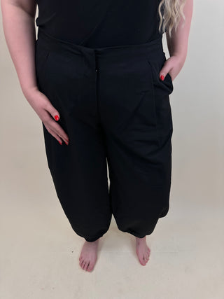 VMCTEXAS MW BALLOON PANT CUR Black