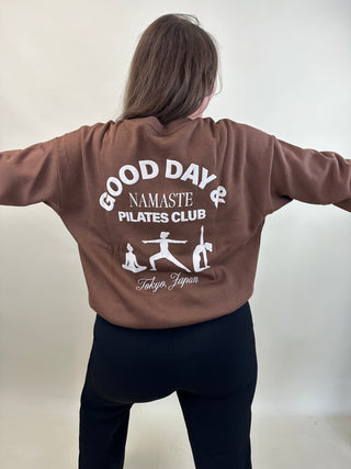 VMCADINE URSULA LS SWEAT BOX JRS CUR Cocoa Brown/NAMASTE