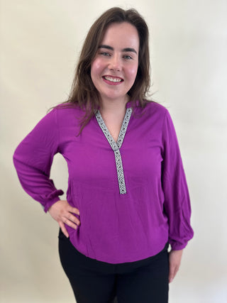 Tilda Top Violet