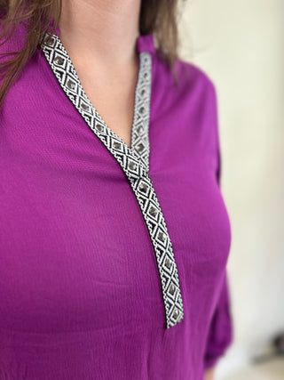 Tilda Top Violet