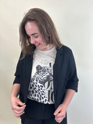 CARROXY S/S REG O-NECK TEE JRS Pumice Stone/Iconic