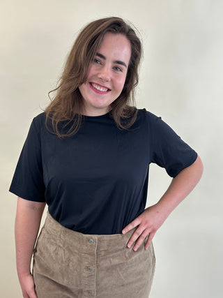 Elsie Top Sand Black