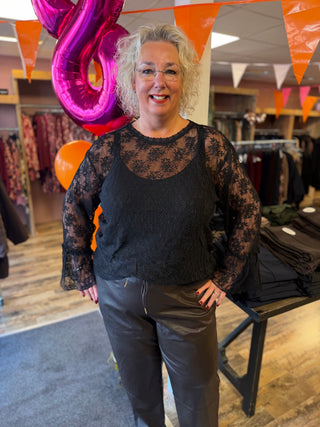 PCREMMA LS TOP JRS QX Black