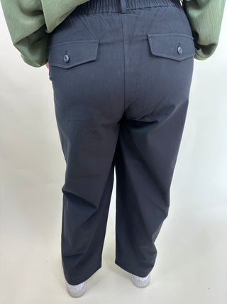 VMCSOFIA MW BARREL PANT CUR NOOS BLACK