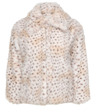 CARJADE ANIMAL FUR JACKET OTW Pumice Stone/SNOW LEO