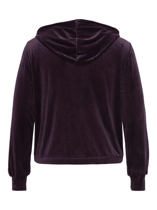 CARREBEL L/S ZIP HOOD SWT JRS Plum Perfect/Plum perfect