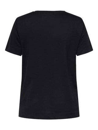 CARNICKY S/S V-NECK REG TEE JRS Black/Nira Heart
