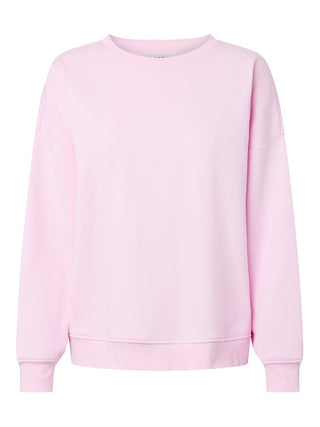 PCCHILLI LS LOOSE FIT SWEAT TOP NOOS BC Roseate Spoonbill