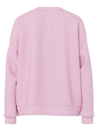 PCCHILLI LS LOOSE FIT SWEAT TOP NOOS BC Roseate Spoonbill