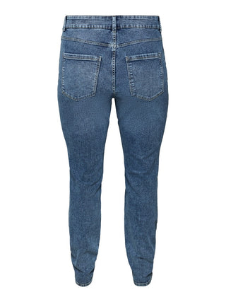 VMCLUSIA FIE HR SLIM JEANS CUR Light Blue Deni/VI3571