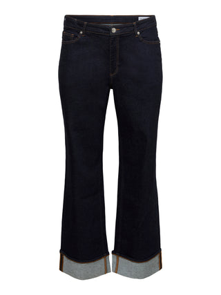 VMCMARI TESSA HR WIDE FOLD UP JNS CUR Dark Blue Denim RA369