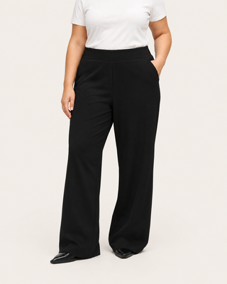 VMCLIVIA LU HW WIDE PANT CUR Black
