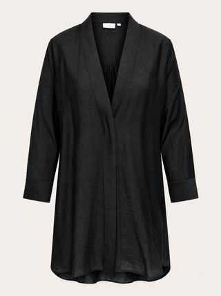 CARJOANNA L/S CARDIGAN WVN Black