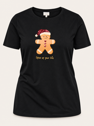 CARXMAS YRSA O-NECK SS REG TEE JRS Black/Yrsa spice