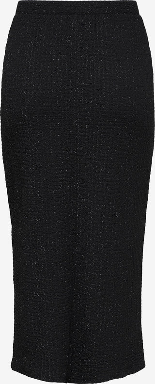 CARMILLA MAXI SKIRT JRS Black/Silver gli