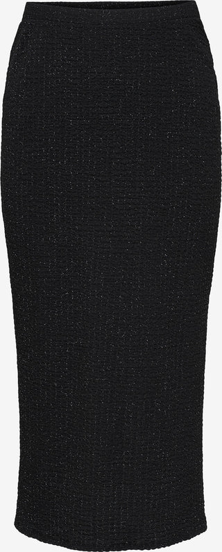 CARMILLA MAXI SKIRT JRS Black/Silver gli