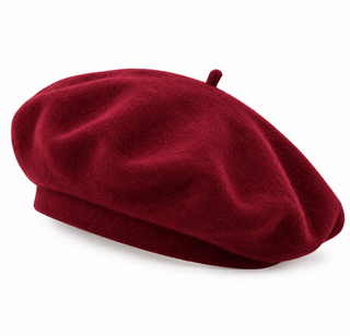 VMBELLA WOOL BERET Syrah